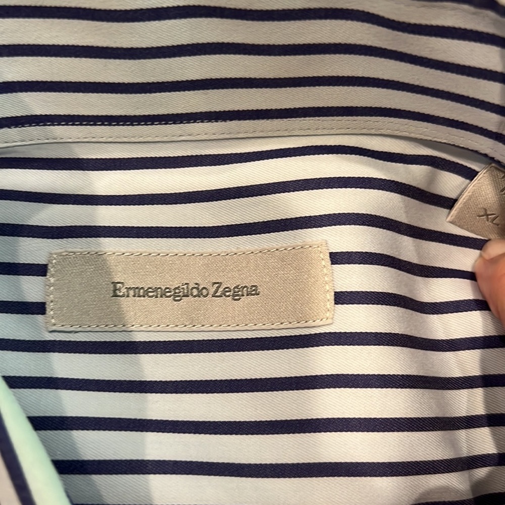 Ermenegildo Zegna XL  cotton shirt. Like new. Excellent condition. - Picture 2 of 3